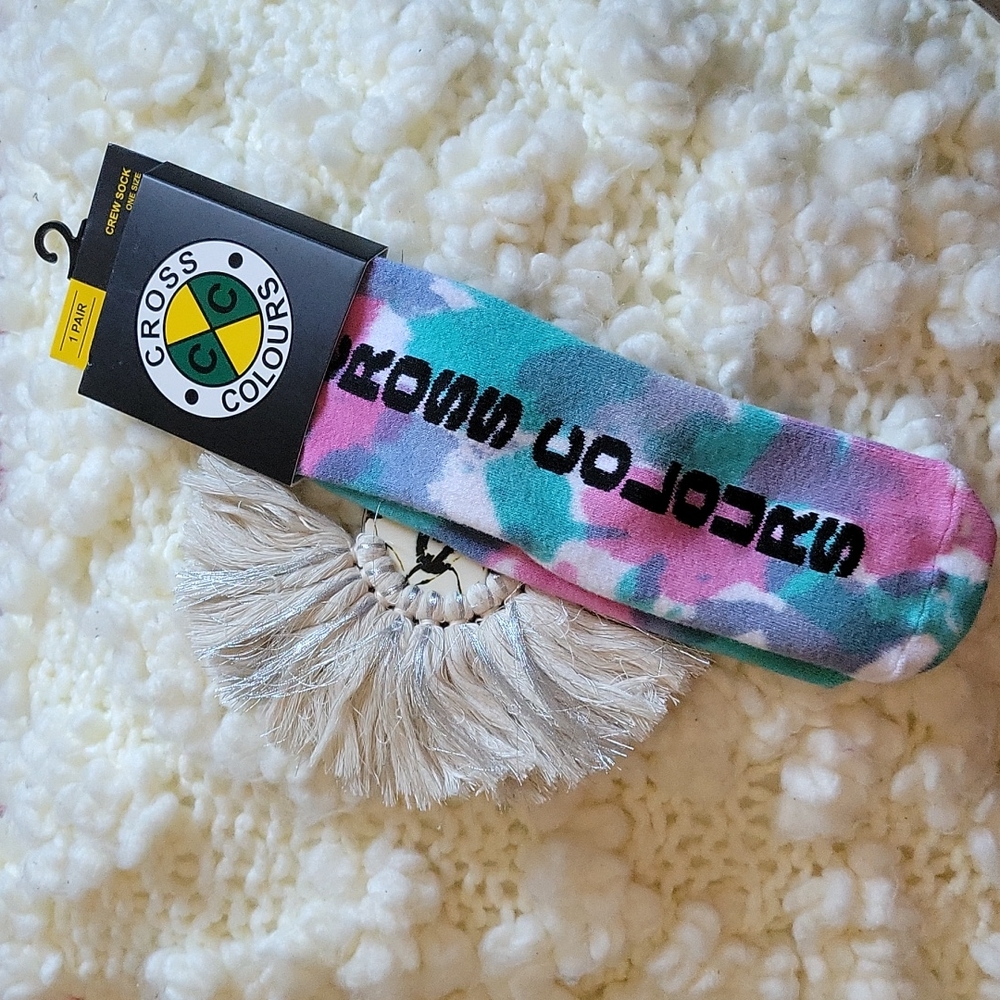 Mens Cross Colours Socks